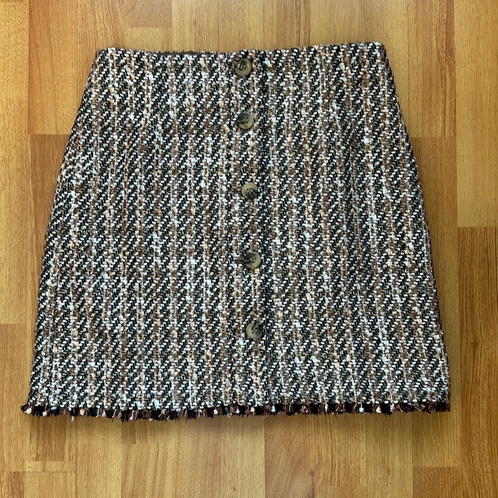 Anne Taylor button up skirt